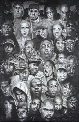 Hip Hop Enmarcado de laminas